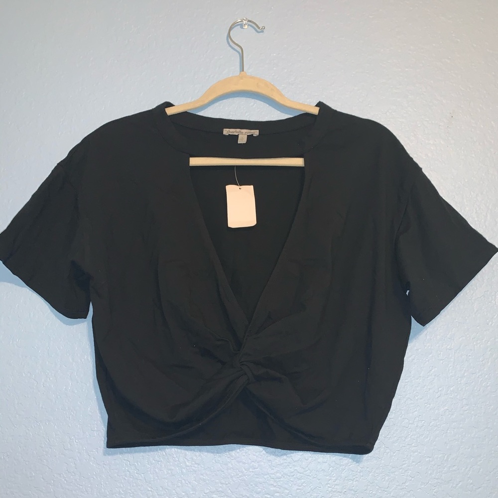 Black Crop Top